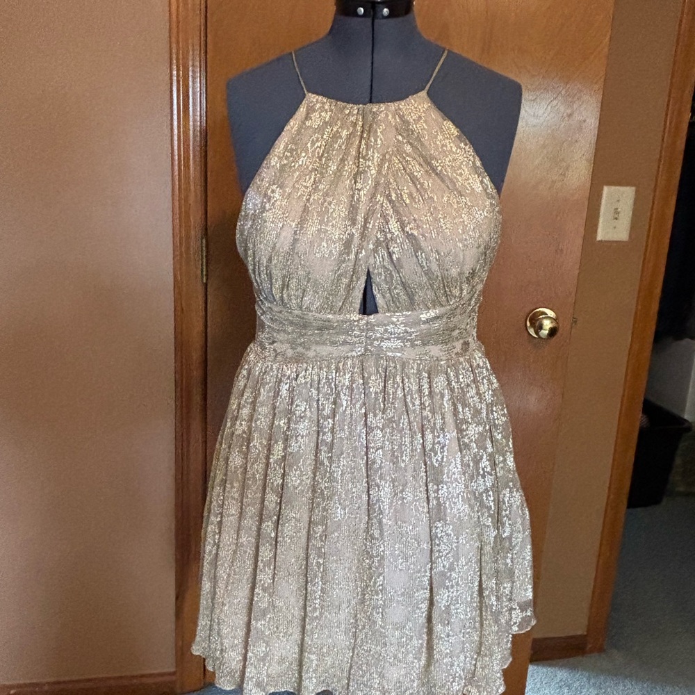 City Studio Gold Dress